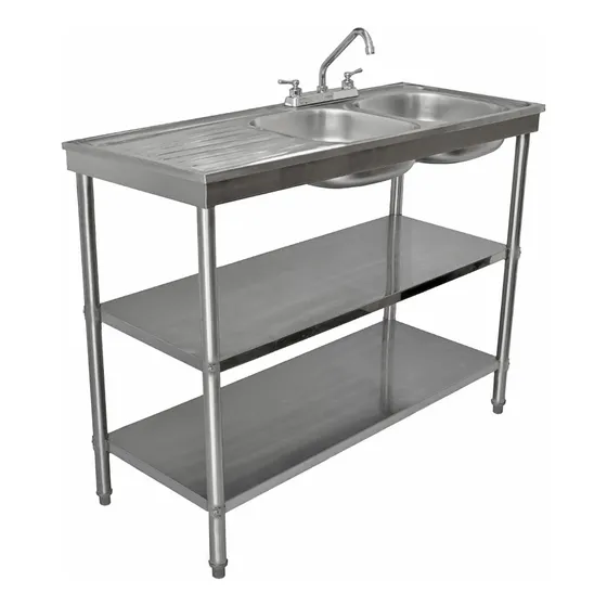 Fregadero Doble Acero Inoxidable 2