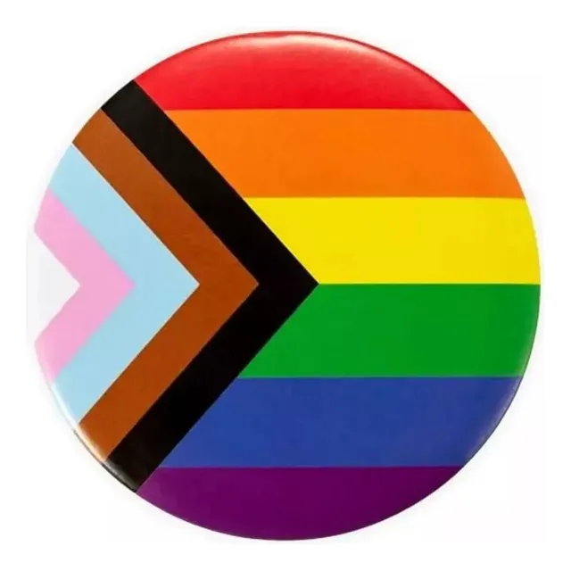 30 X Bandera Chapita Gay Lgbt Del Orgullo Inclusivo 3.5 Cms