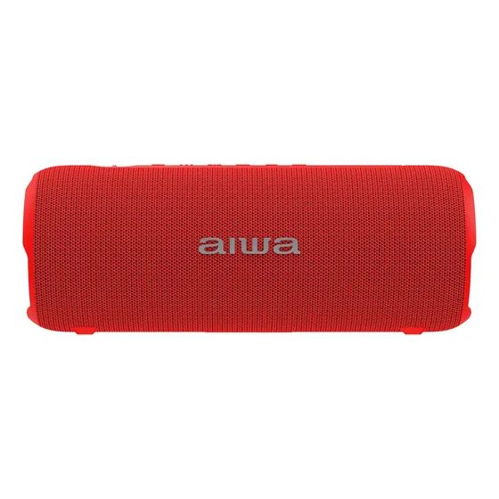 Parlante Portátil Bluetooth 15w Impermeable Tws Aiwa Aw-q260 Rojo