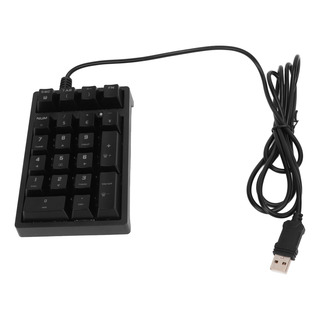 Teclado Numérico Mecânico K21 Numpad Com Fio 21 Teclas Azul Teclado Numérico Mecânico K21 Numpad Com Fio 21 Teclas Azul