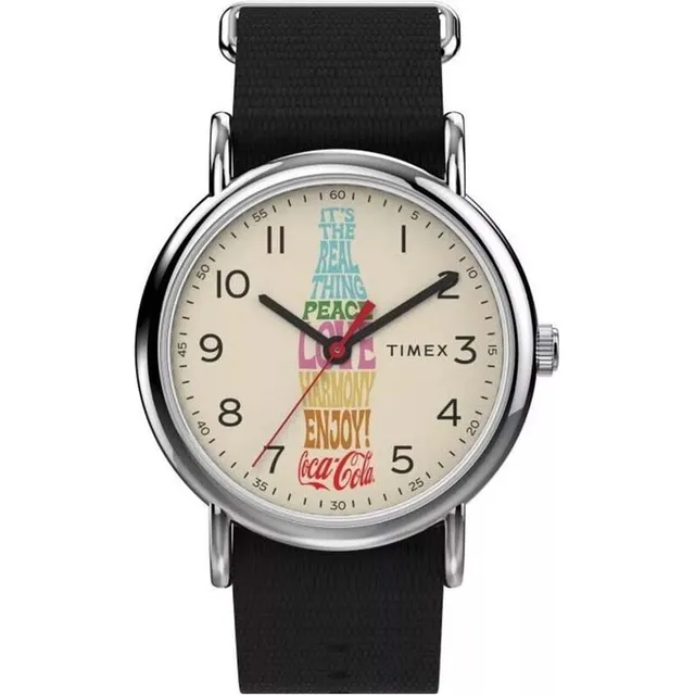 Reloj Timex Unisex Tw2v29800 Weekender Coca Cola Nylon