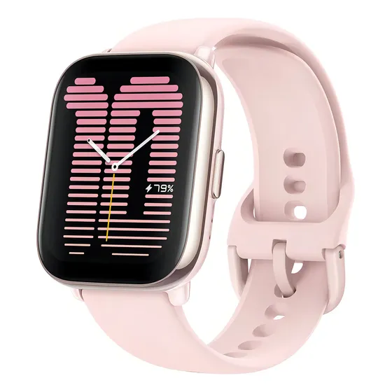 Smartwatch Amazfit Active Gps Llamadas 1,75'' Amoled Pink Malla Rosa