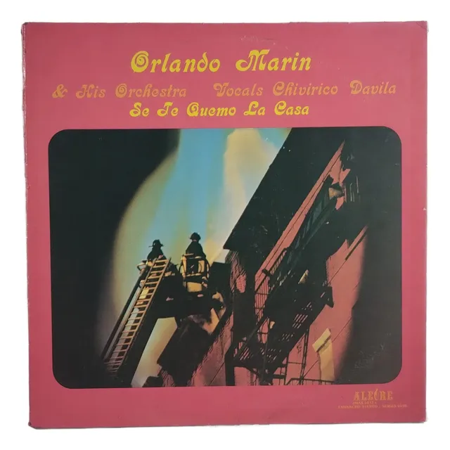 Lp Orlando Marin - Se Te Quemo La Casa Edic Americana 1980