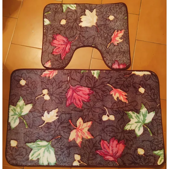 Juego De Alfombra De Baño - Es Nuevo