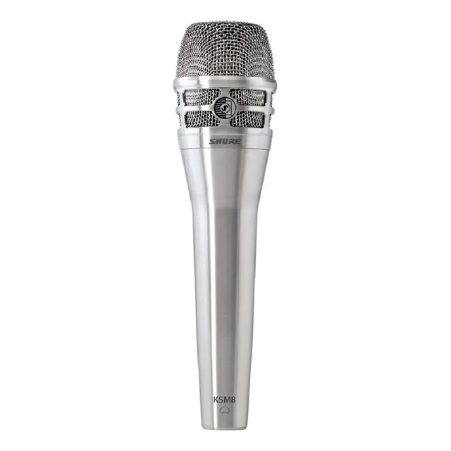 Micrófono Shure KSM KSM8 Dinámico Cardioide color níquel