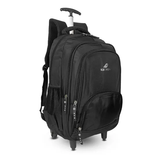  Mochila Com Rodinha Escolar Meninos Resistente P Entrega 