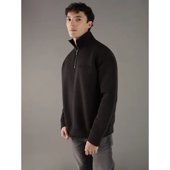 Sudadera Color Negro Calvin Klein Logotipo Hombre