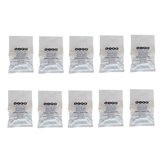 Compresa Instantánea Cold Pack O Hot Pack Pack 10 Pzs