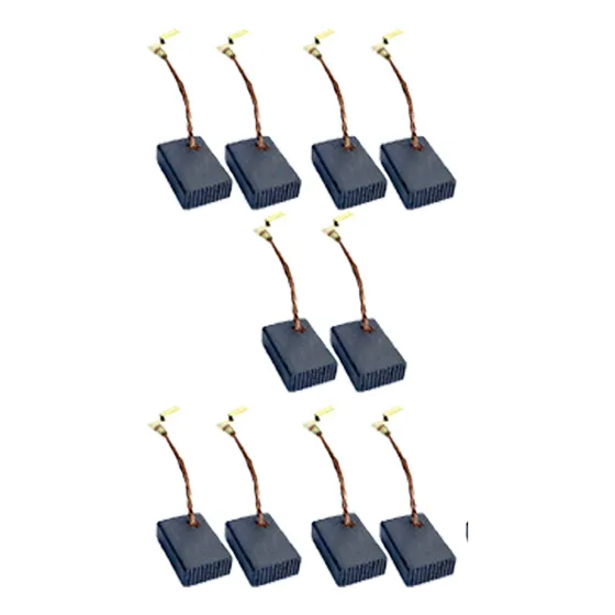 Kit 5 Pares Escova Carvão Cb325 P/ Makita Hr2470 9557 Hr2014