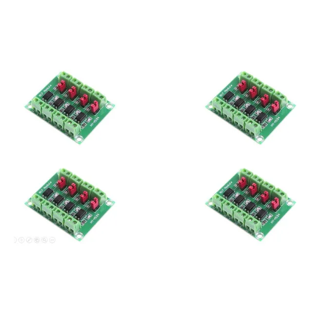 Kit 4 Pza Modulo Optoacoplador 4 Ch 3.6-24v A 3.6-30 Arduino
