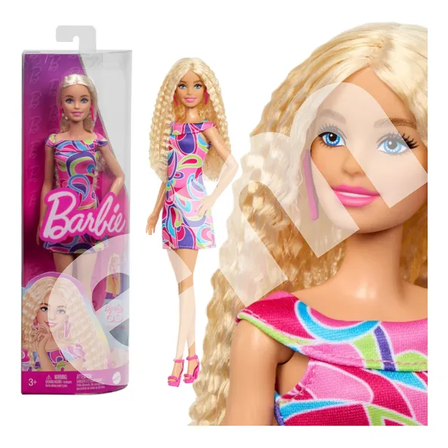 Barbie Fashio #223 Vestido Retro Edicion Especial Em