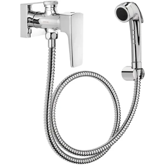 Ducha Higiênica Docol Lift Com Registro E Derivação Cromada 00812206