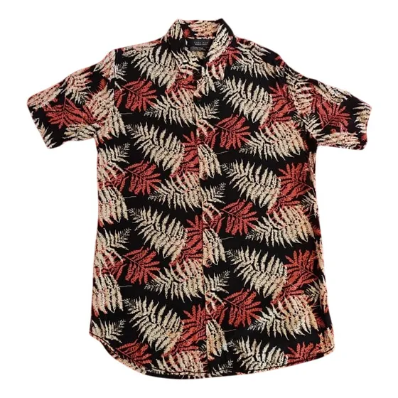 Camisa Estampada Zara Man Manga Corta Hombre Caballero  M/ L