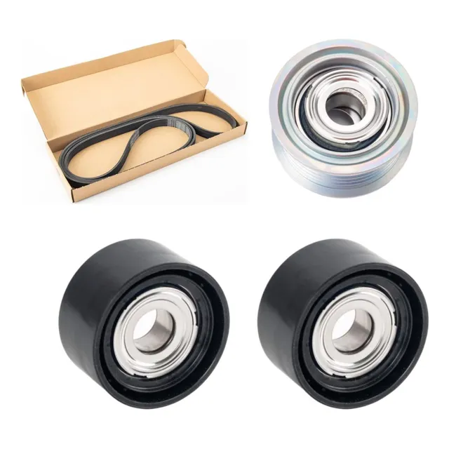 Kit 3 Rodillos + Poli V Vw Amarok V6 Original