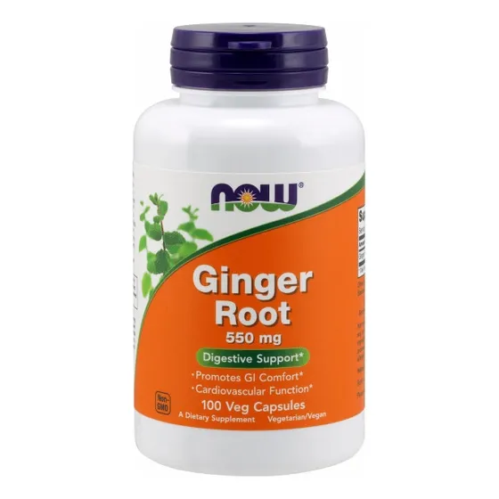 Raíz De Jengibre Supplement Now Foods 100 Cápsulas (paquete
