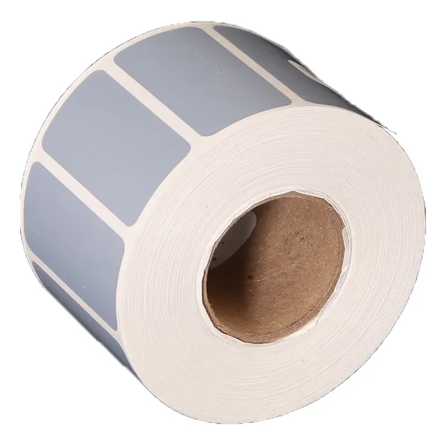 2  Millar De Etiqueta De  Poliester Plata  51mm X 25mm