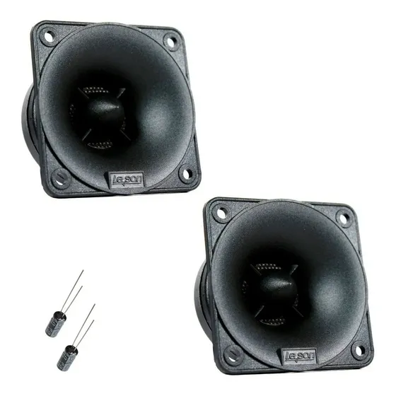 Par Tweeter Niobium Tlc-1 200w Original Leson C/ Capacitores