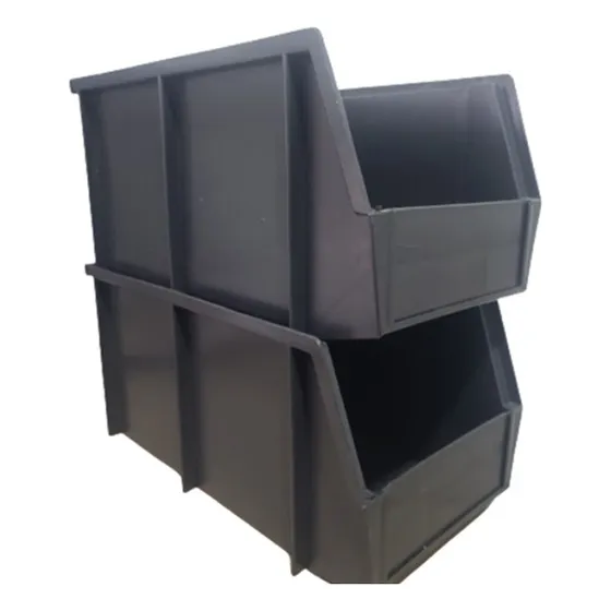 Caja Apilable Mediana Negra Bulto 30 Unidades