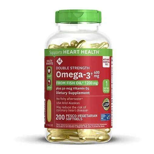 Omega 3 600 Mg Double Strength Sabor Ninguno