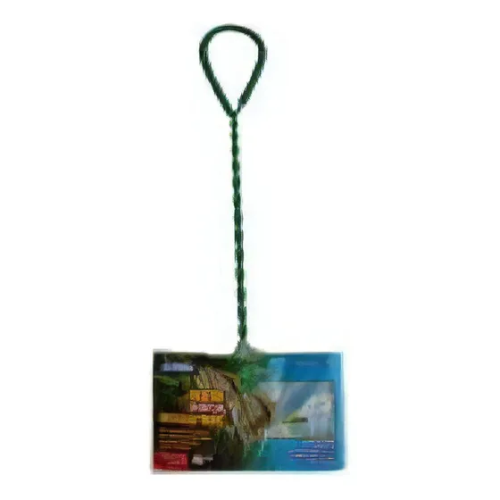 Red De Malla Fina 4 Pulgadas Para Acuarios Marca Lomas Color Verde / Blanco