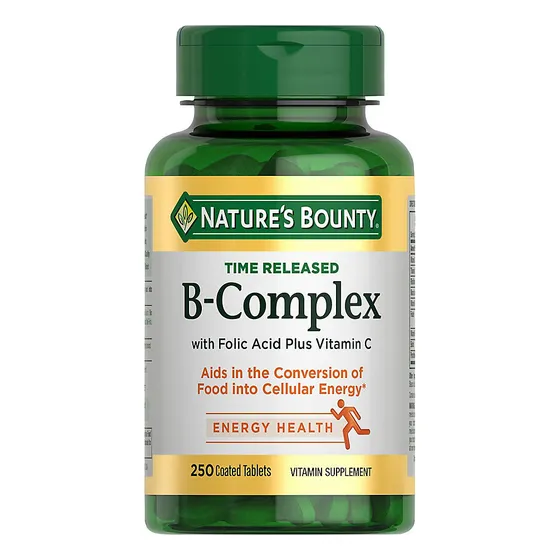 Complejo Nature Bounty B Con Ácido Fólico Y Vitamina C, 250 