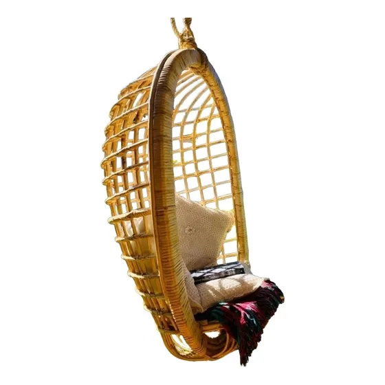 Hamaca De Mimbre Colgante