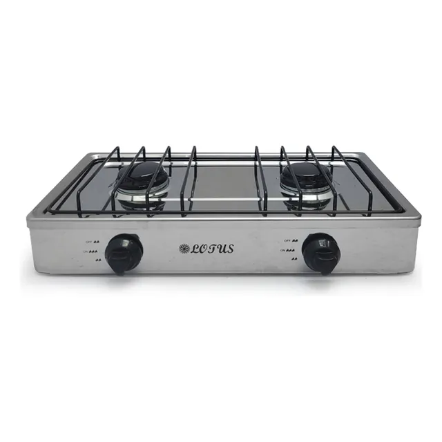 Cocina 2 Hornillas A Gas Lt608 Lotus