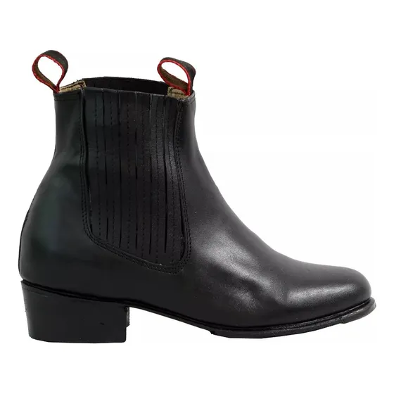 Botín Danza Regional Piel Baile Folclórica Hombre Niño Botas