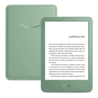 Kindle 16gb 2024 Luz Ajuståvel Bateria Longa Duração Verde Kindle 16gb 2024 Luz Ajuståvel Bateria Longa Duração Verde