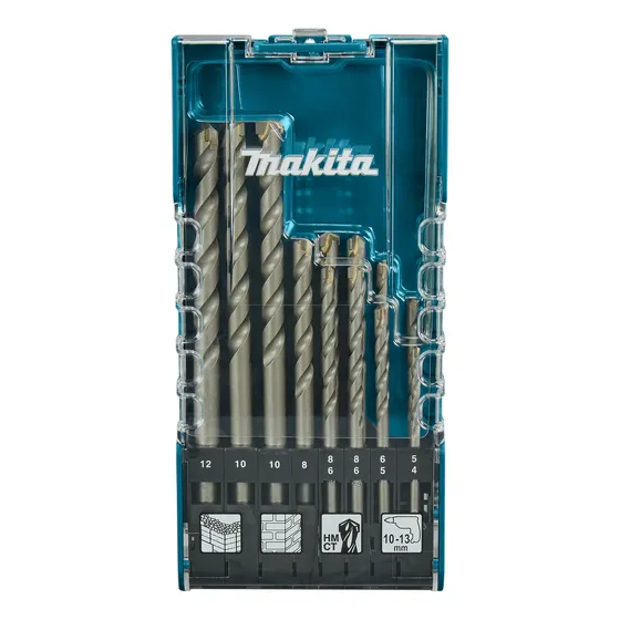 Set Brocas Para Concreto Tct (4-12mm) 12 Pzas - Makita