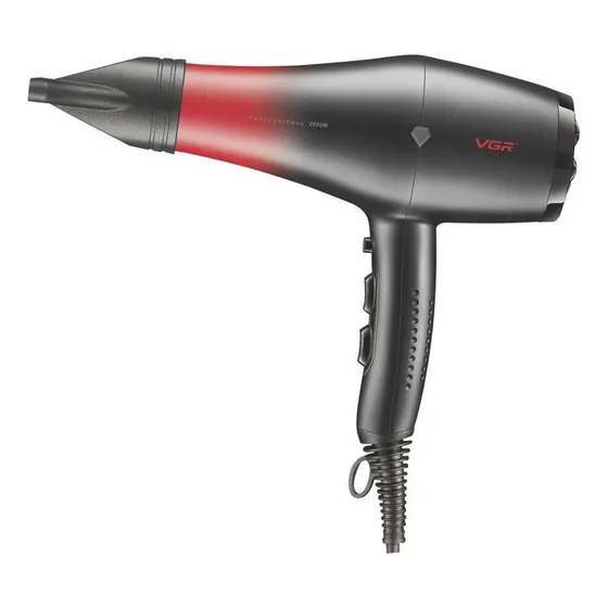 Secador De Pelo Profesional Vgr V-462 2400w Boquilla Difusor