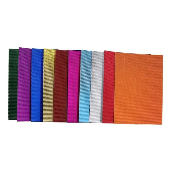 10x Multicolor Papel Artesanía Decoraciones Cartón