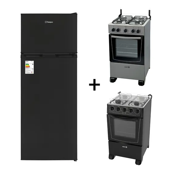 Combo Cocina 4h + Heladera C/freezer