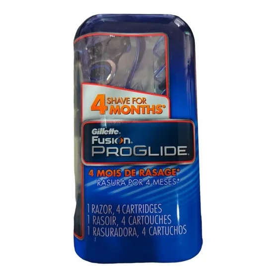 Gillette Fusion Proglide 4 Cartuchos Rastrillos Fusión