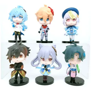 6pcs/set Genshin Impact Acción Figura Modelo Juguete Regalo 6pcs/set Genshin Impact Acción Figura Modelo Juguete Regalo