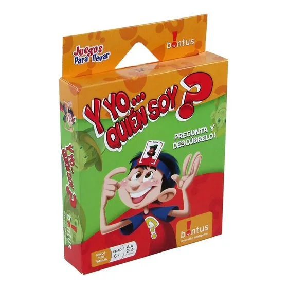 Juego De Mesa Y Yo Quien Soy? Juego De Cartas Bontus En Español Para Disfrutar En Familia