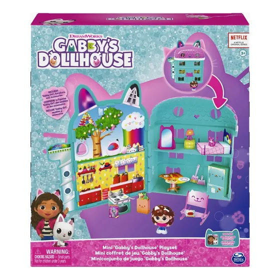 Gabbys Dollhouse Mini Casa Muñecas Playset Con Muñeca Gabby