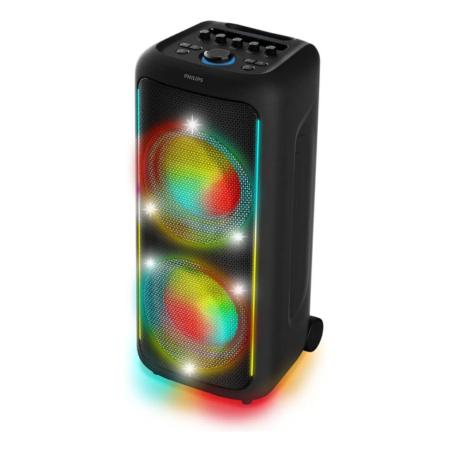 Caixa De Som Bluetooth Tax5000/78, 1800w, Philips, Preto, Party Speaker 127/220v Caixa De Som Bluetooth Tax5000/78, 1800w, Philips, Preto, Party Speaker 127/220v