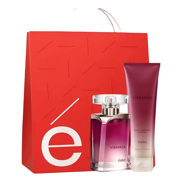 Perfume Vibranza 45ml+loción Perfumada Esika Oriental Dulce