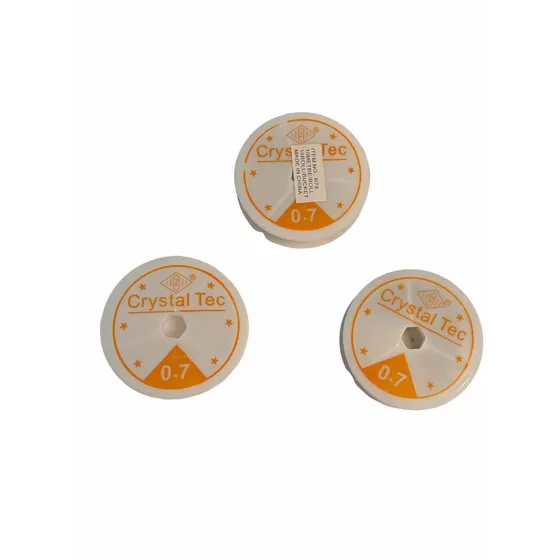 3 Tanzas Elásticas X 10mts Cada Una. 0,7mm. Oferta!