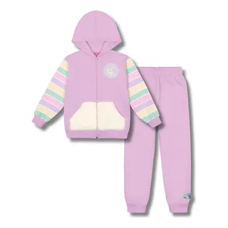 Conjunto Infantil Menina Cinti Jaqueta Com Capuz E Calça Conjunto Infantil Menina Cinti Jaqueta Com Capuz E Calça