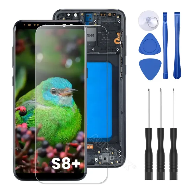 Pantalla Para Samsung  S8+ Plus Lcd Mostrar Táctil Con Marco