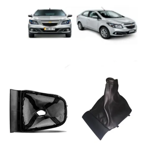 Coifa Câmbio Napa Aro Preto Onix Prisma 2013 2014 2015 2016 