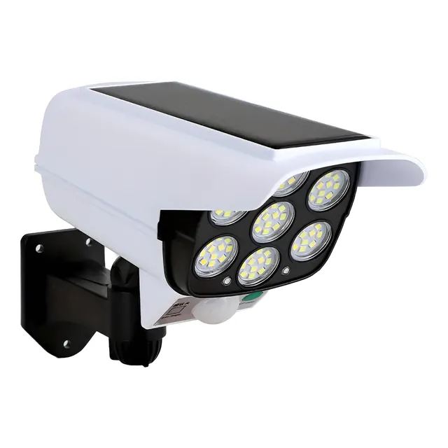 Lampara 48 Led Con Panel Solar Sensor Movimiento Impermeable