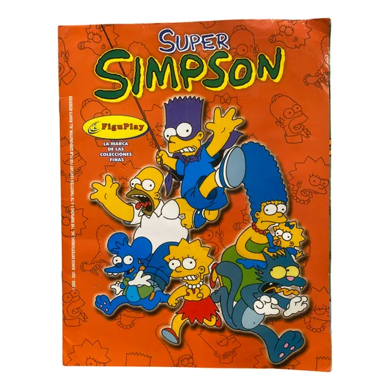 Album Super Simpson Figuplay 2000 - 2001 Original