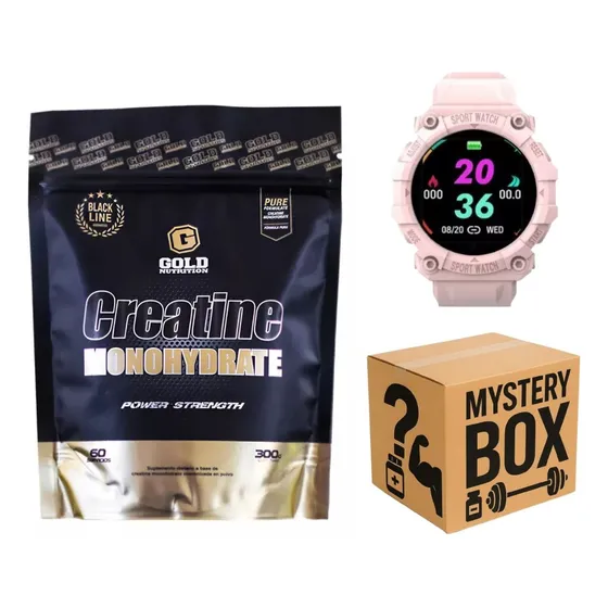 Combo! Creatina Gold Nutrition + Fd68 Rosa + Box Misteriosa!