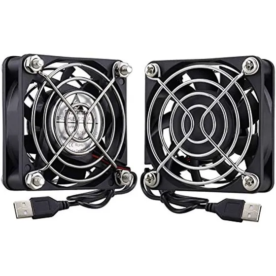 Gdstime Paquete De 2 Ventiladores Usb De 60 Mm X 15 Mm Venti