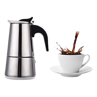 Moka - Cafetera De Acero Inoxidable (300 Ml) Moka - Cafetera De Acero Inoxidable (300 Ml)