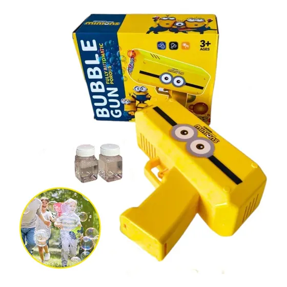 Pistola Máquina De Burbujas Burbujero Automático Diversión