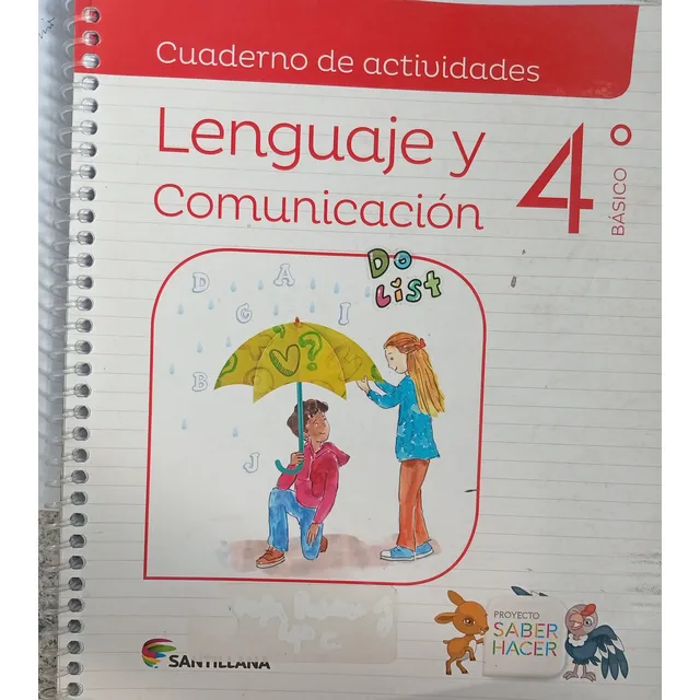 Lenguaje  Y Comunicación 4 Básico - Cuaderno Santillana